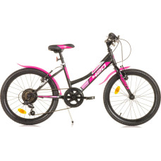 Dino Bikes Children's bicycle 20'' ''420 SPORT", black/pink, 6 speed