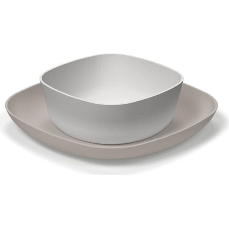 Chicco 178896 PLATE SET 2PCS GREY 12+