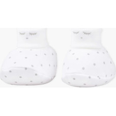 Livly Clothing Livly Saturday Footies White/Silver Dots