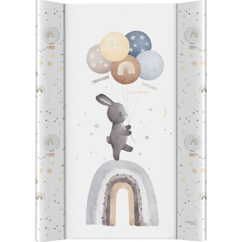 Cebababy CEBA 216-000-817 Przewijak twardy kr&oacute;tki 50x70 Basic Rainbow Walk