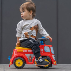 Falk 700 Jeździk Samoch&oacute;d Strażacki z klaksonem