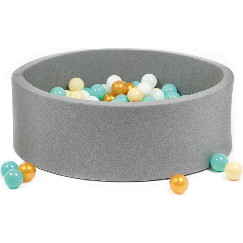 Ludi round fabric ball pit