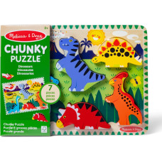 Melissa & Doug Dinozauru puzle ar lieliem gabaliem