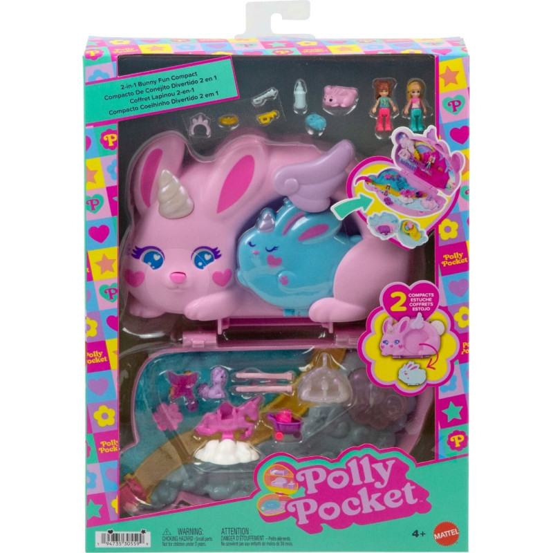 Polly Pocket® jänkuke beebiga mängutoos