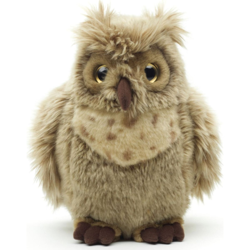 Uni-Toys Plush toy Owl, grey, medium, 23 cm