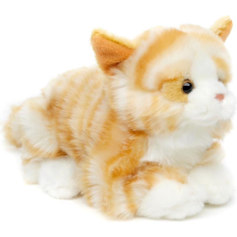 Uni-Toys Plush toy Kitten, ginger striped, musical, 22 cm