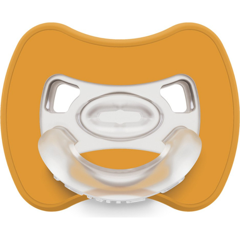 Smart pacifiers Glee 6m+ mustard