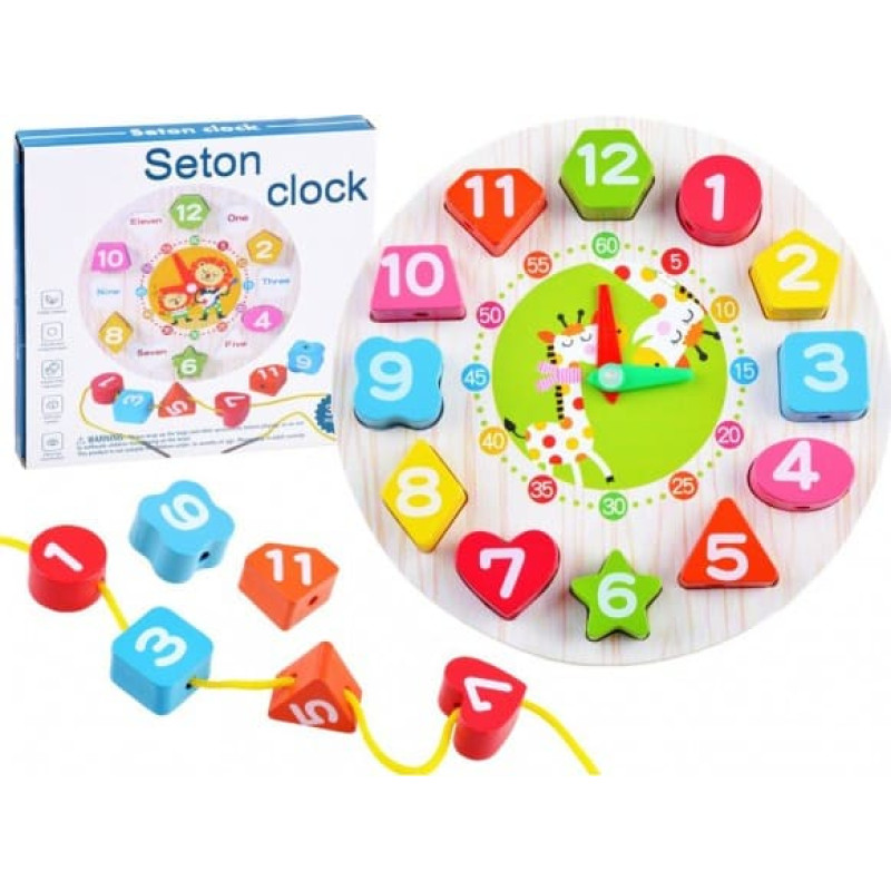 JM- Attīsto&scaron;ais koka pulkstenis ZA3608