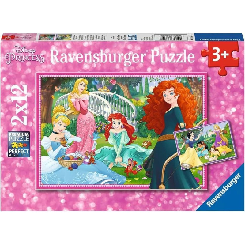 Ravensburger Puzzle 2x12 pcs Disney Princesses