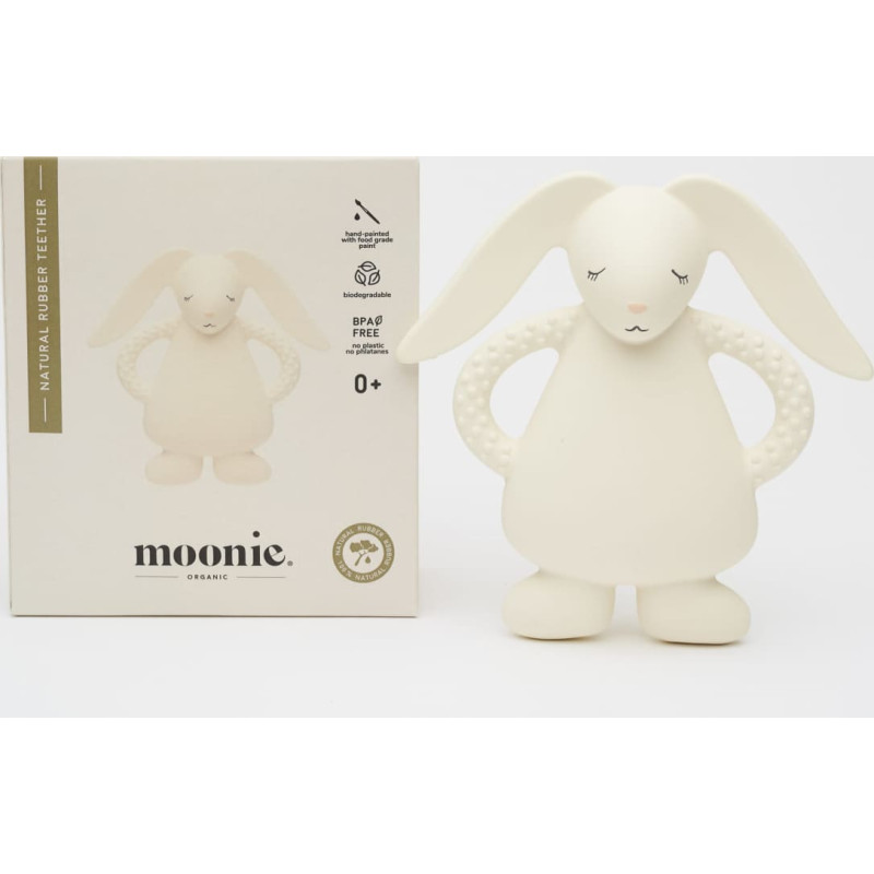 Moonie Natural Rubber Teether Cream