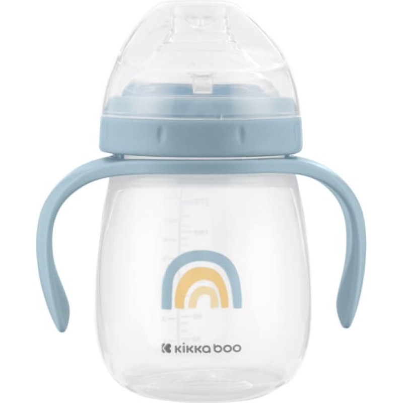 Cup with silicone spout 240ml Stripy Friends