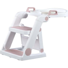 Moovkee Seat cover on toilet - with LADDER - Baby Ladder Potty - Baby PINK