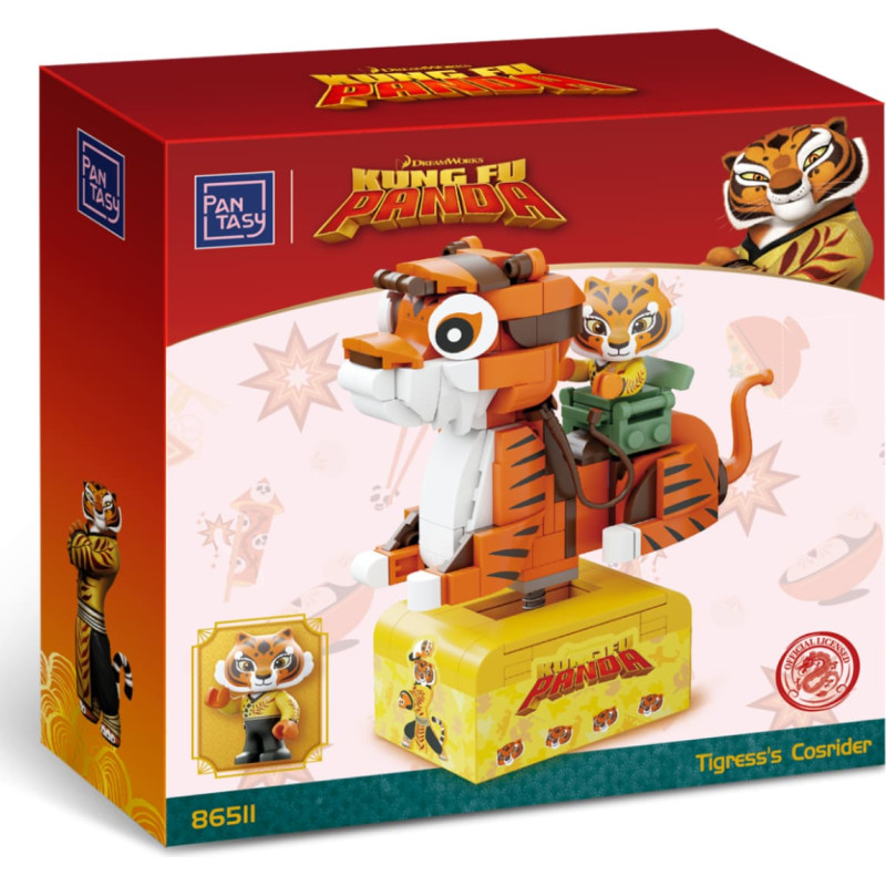 Pantasy klotsikomplekt Kung Fu Panda meister Tiigrinna Cosrider