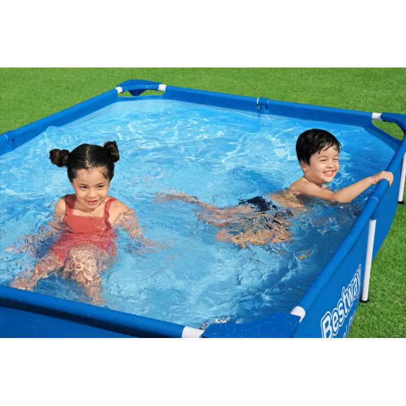 Bestway 56401 Basem stelażowy Steel Pro prostokątny 2.21m x 1.5m x 43cm
