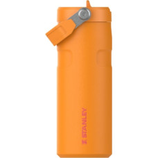 Stanley Termopudele ar salmiņu The IceFlow Bottle Flip Straw 2.0 0,47L oranža