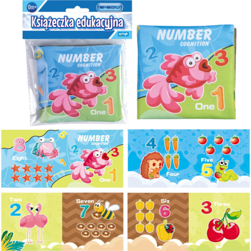 Artyk 180460 Książeczka Malucha E-EDU cyferki