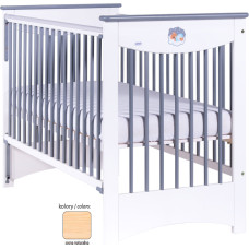 Drewex Łóżeczko LAURA biała z szufladą 120x60 cm