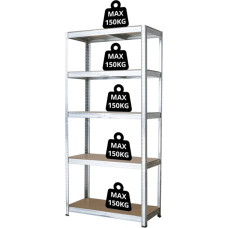 Metāla plaukts – stelāža, 180x75x35 cm, 150 kg