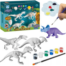 DINOZAURY GIPSOWE DO MALOWANIA 4 SZTUKI