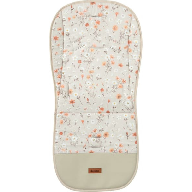 Sensillo STROLLER INSERT VELVET BLOOM BEIGE
