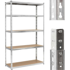 Springos Shelf 205 x 120 x 45 cm, 5 shelves HA5280