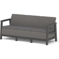 Keter Scandi Linea 3-seater garden sofa, grey