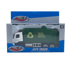 MSZ Miniatūrais modelis Volvo Garbage Truck, izmērs 1:72