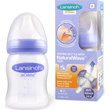 Lansinoh Butelka 160 ml + smoczek NaturalWave