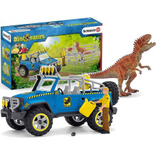 Schleich 41464 Samochód Terenowy z Miejscem dla Dinozaura Dinosaurs