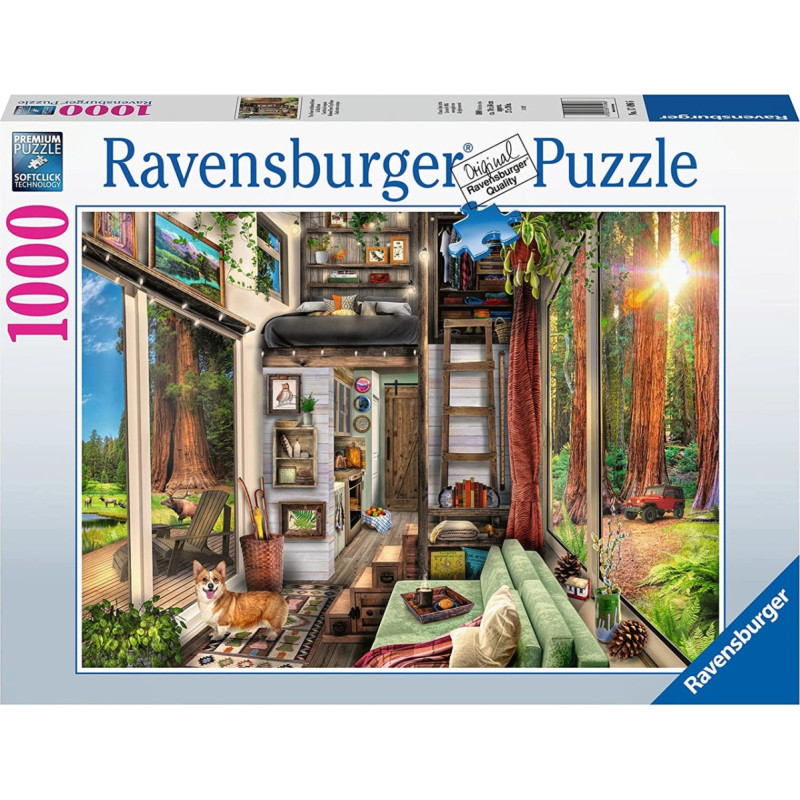 Ravensburger Puzzle Redwood Forest Tiny House 1000p 17496