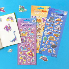 Dodo Outdoor game 3D stickers Unicorns