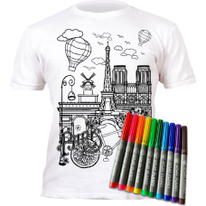 Splat Planet colour in T-shirt, Paris