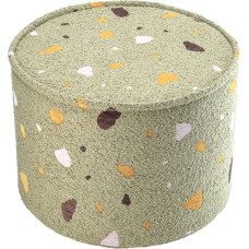 Wigiwama Terrazzo Moss Pouf