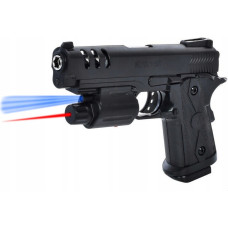 Toy pellet gun with laser