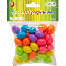 Glitter Styrofoam Eggs, 40 pcs