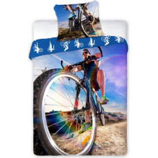 BEDDING SET SPORTIVO 005 BIKE 160X200+70X80 COTTON.YOUTH.