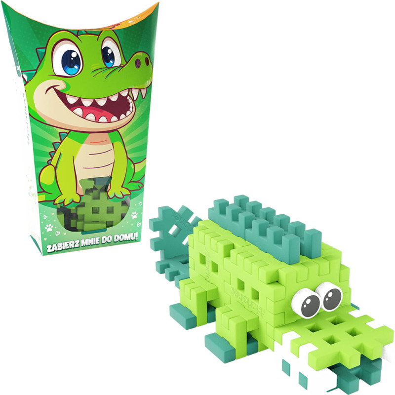 MINI WAFFLE POCKET PETS KROKODYL 34 ELEM