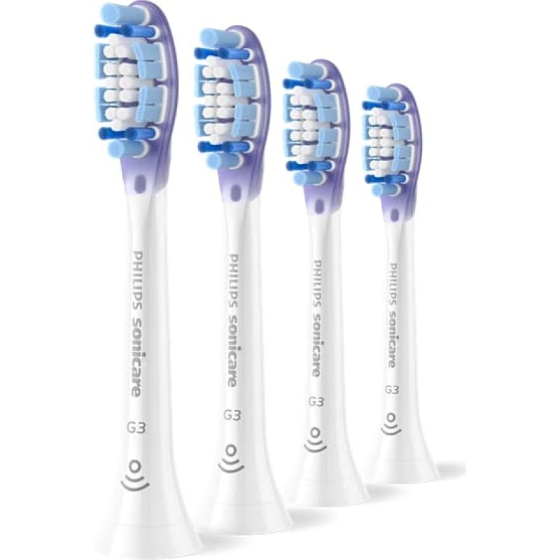 Philips Sonicare G3 Premium Gum Care Standard zobu birstes uzgaļi, 4gab, balts - HX9054/87