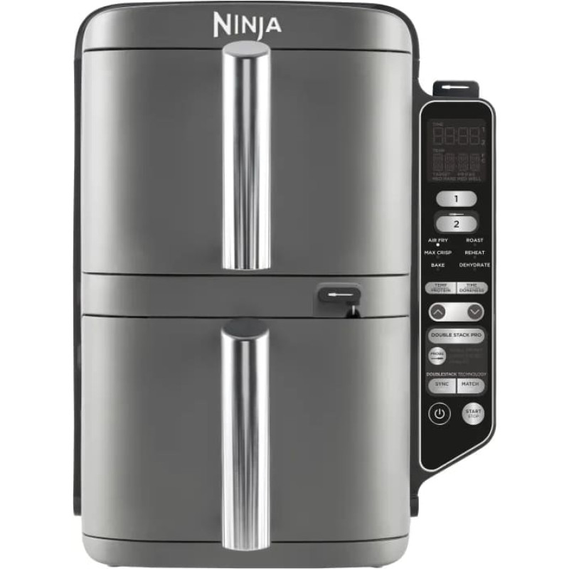 Ninja karstā gaisa katls Double Stack XL, 9.5l, 2470W, pelēka - SL451EU