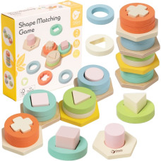 Classic World Sorter Montessori Kształt&oacute;w i Kolor&oacute;w Układanka Wieża