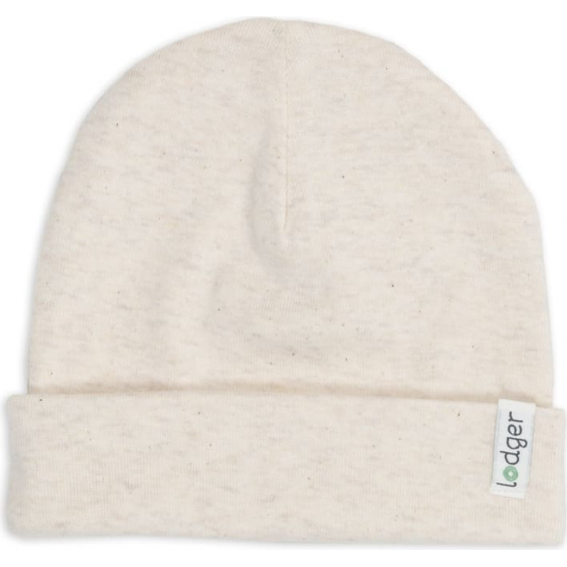 Lodger Beanie Melange bērnu cepurīte, Birch, 0-6 mēn. - BEM 093_0-6