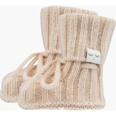 Livly Clothing Kašmira zeķes Livly Cable Knit Cashmere Footies Beige