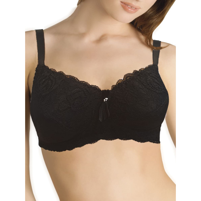 Tonus Elast 0407-03 Sofija Elastic medical-rehabilitation bra Black N1 (D75)