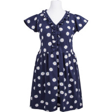 Ubranka EWA 970422 LINDA Koszula ciążowa granatowa stokrotki S