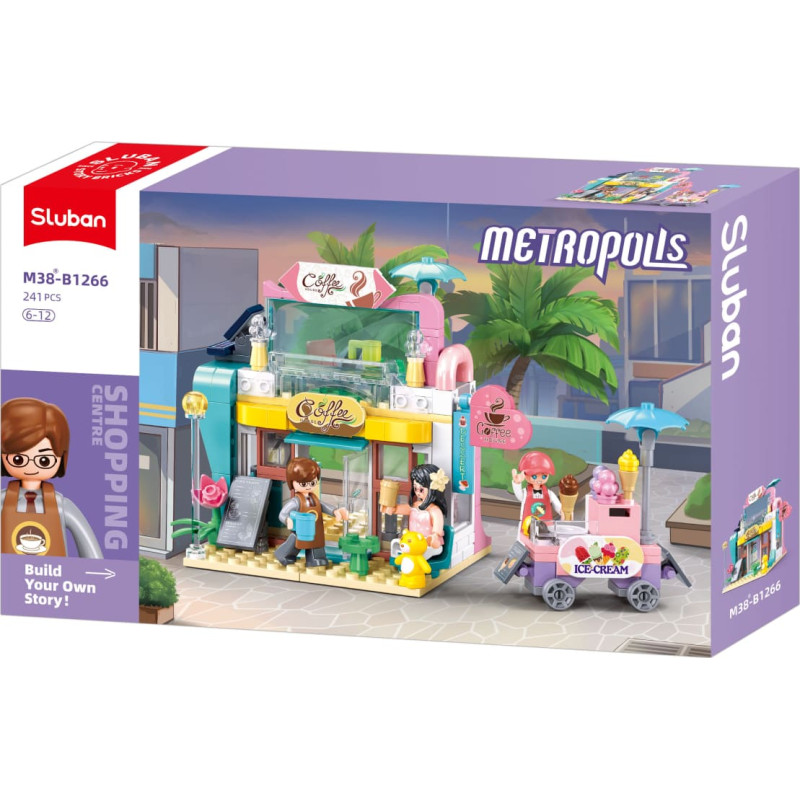 Sluban construction set, Cafe, 241 pcs.