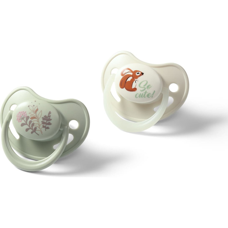 Babyono anatomical silicone soother 6-18m 1670/02