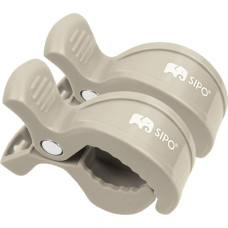 SIPO mounting clips 2pcs beige SCA-20BE