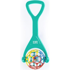 Oball 11785-6 Pchacz kula 2w1 z gryzakiem i grzechotką turkusowa 6 m+