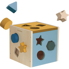 Petite&Mars 615730 Drewniana zabawka - sorter Gravity Cosmic Blue 12 m+