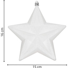 Springos Christmas tree ornament star, Springos CA1382, 15 cm